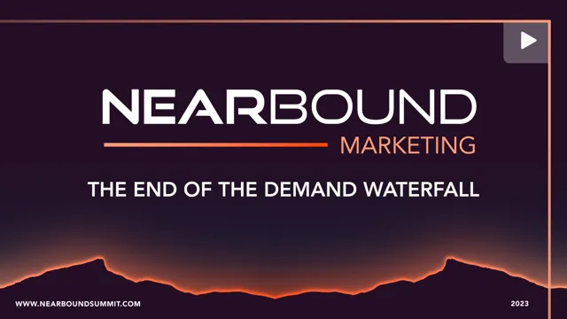 Session one. The End of the Demand Waterfall bySidney Waterfall