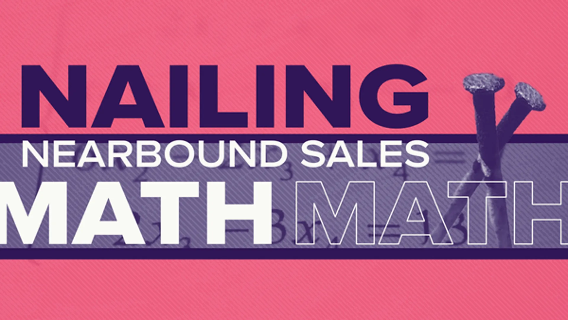 Nailing your Nearbound Sales Math