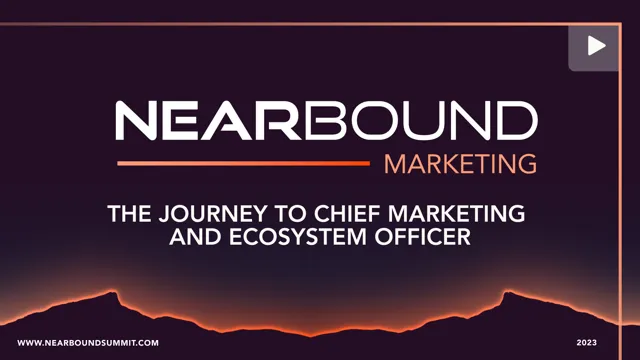 Session three. The Journey to Chief Marketing and Ecosystem Officer by Allison Munro and Jill Rowley