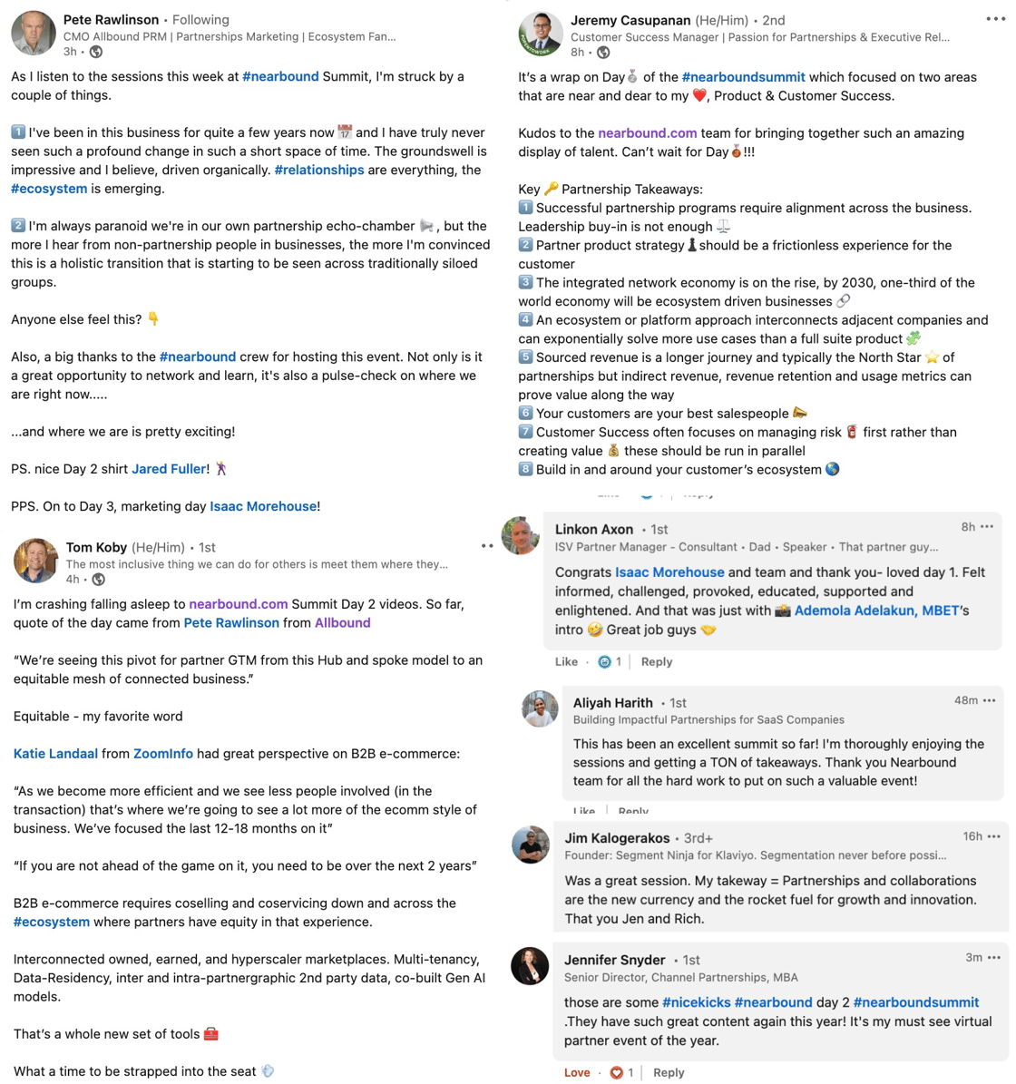 Nearbound Product LinkedIn